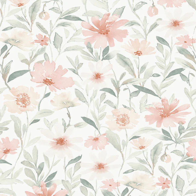 Clara Jean Flower Market Peel and Stick Wallpaper