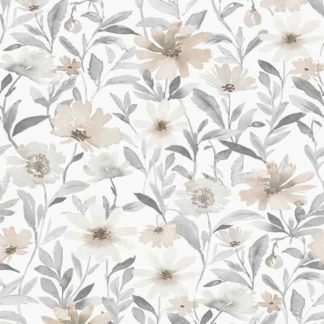 Clara Jean Flower Market Peel and Stick Wallpaper