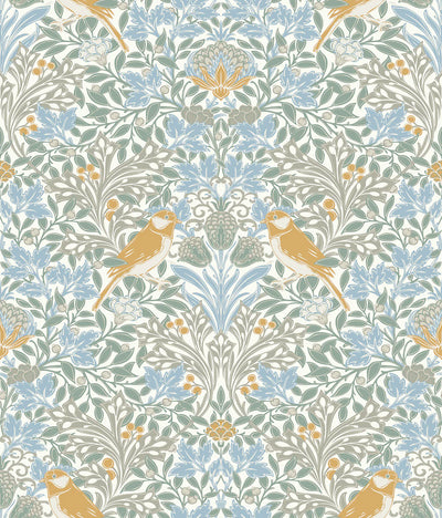 Garden Aviary Peel and Stick Wallpaper