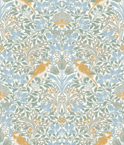 Garden Aviary Peel and Stick Wallpaper