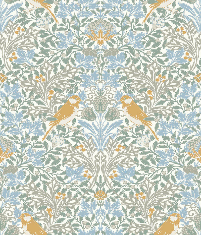 Garden Aviary Peel and Stick Wallpaper