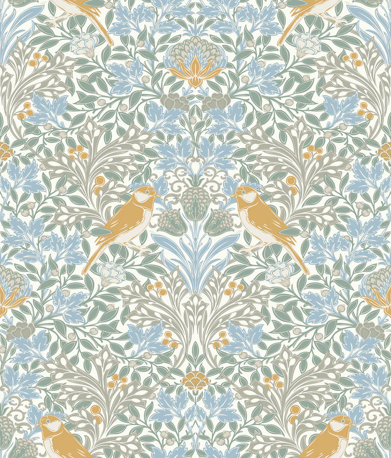 Garden Aviary Peel and Stick Wallpaper