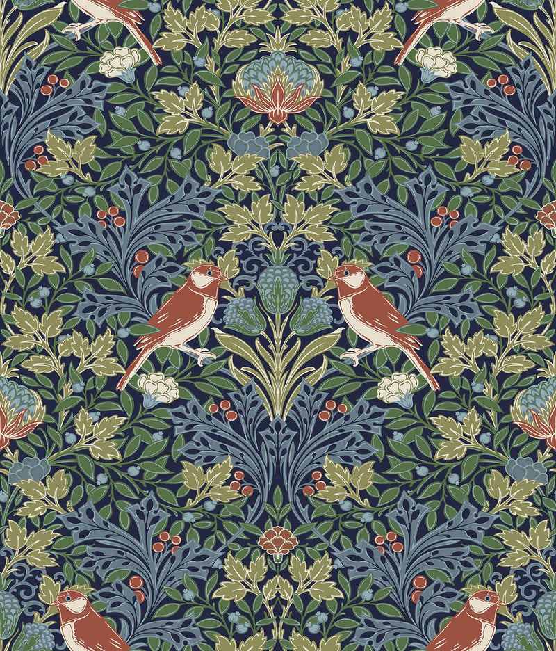 Garden Aviary Peel and Stick Wallpaper