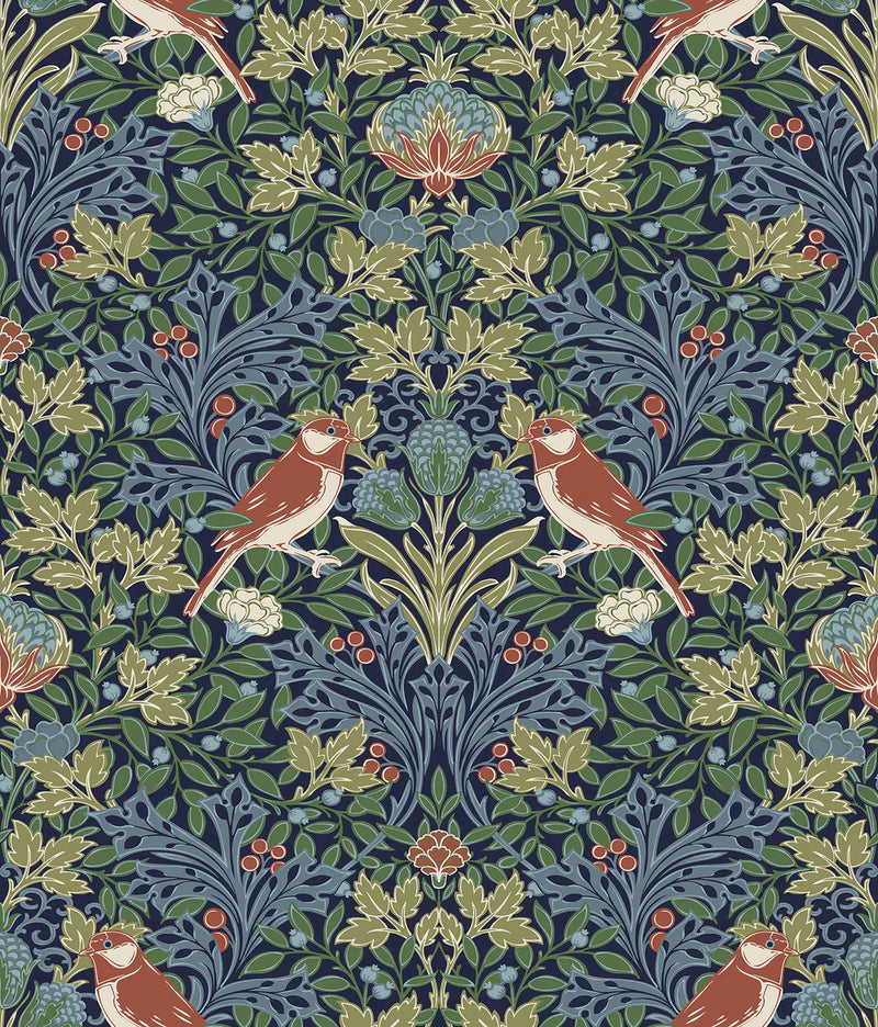 Garden Aviary Peel and Stick Wallpaper