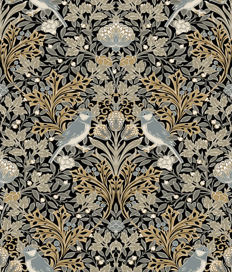 Garden Aviary Peel and Stick Wallpaper