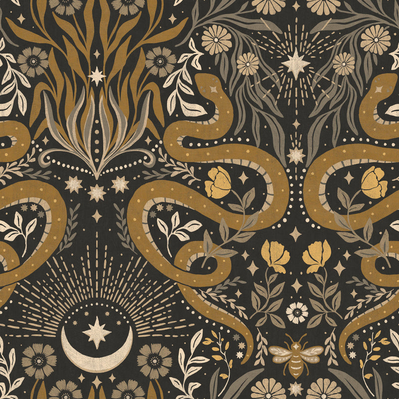 Mystic Serpent Peel and Stick Wallpaper