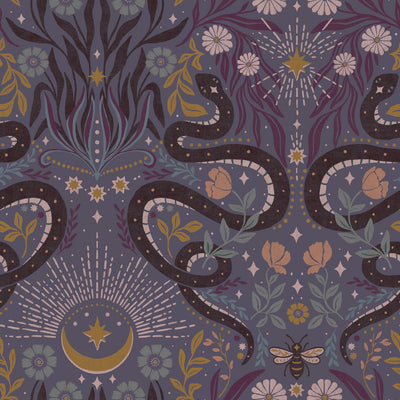 Mystic Serpent Peel and Stick Wallpaper