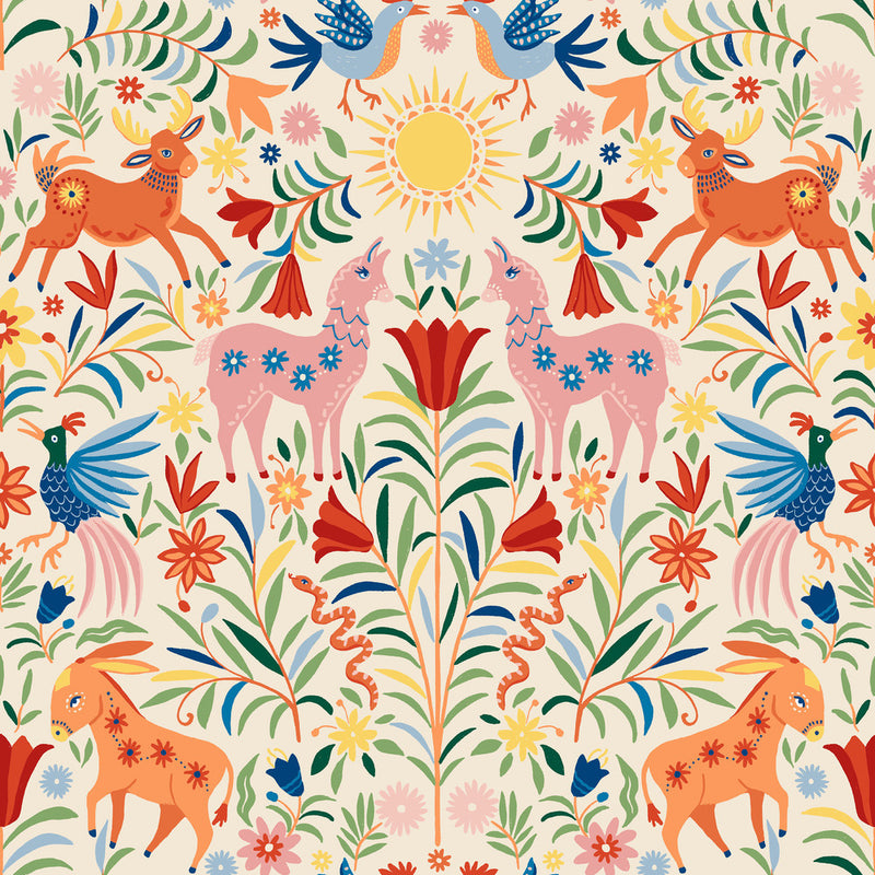 Whimsical Creatures Peel and Stick Wallpaper