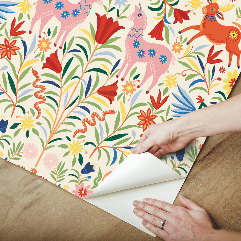 Whimsical Creatures Peel and Stick Wallpaper