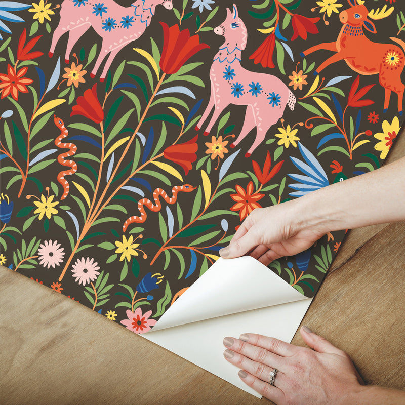 Whimsical Creatures Peel and Stick Wallpaper