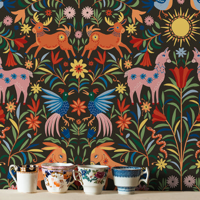 Whimsical Creatures Peel and Stick Wallpaper
