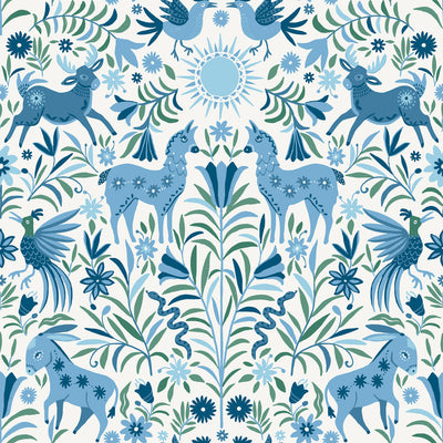 Whimsical Creatures Peel and Stick Wallpaper