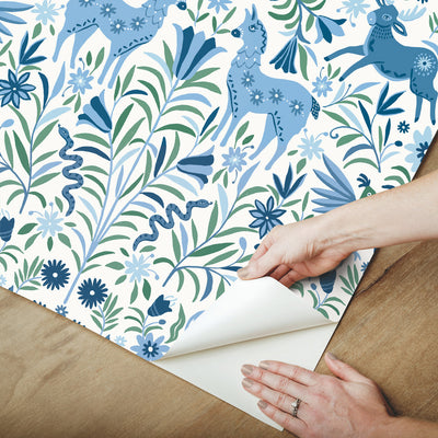 Whimsical Creatures Peel and Stick Wallpaper