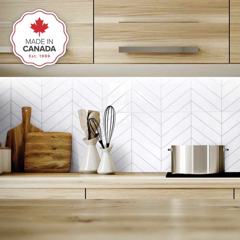 Smart Tiles Blok Chevron Peel and Stick Tile
