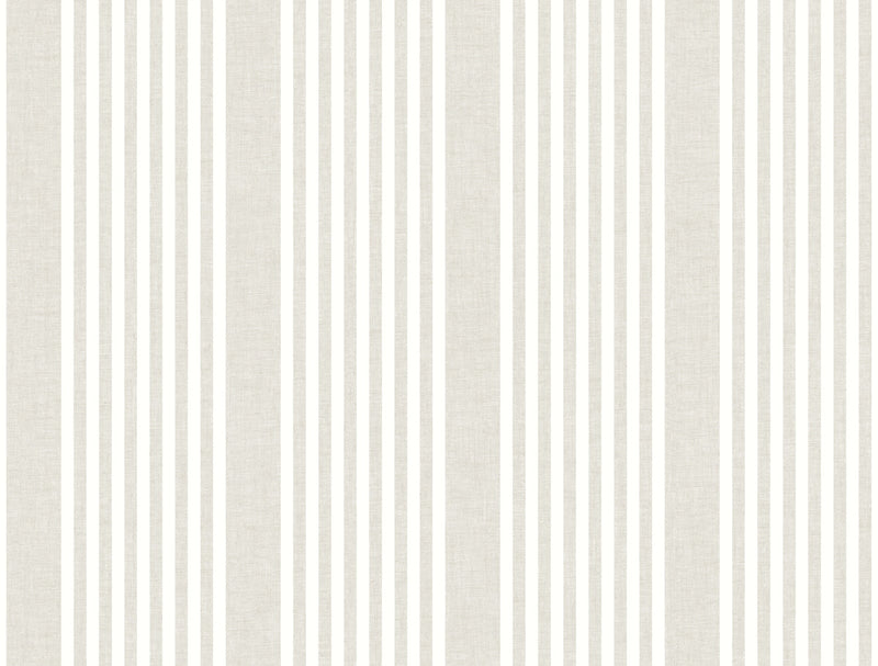Magnolia French Linen Stripe Wallpaper