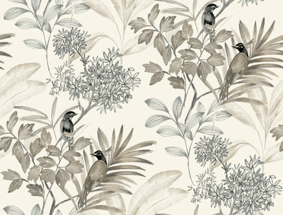 Handpainted Songbird Wallpaper