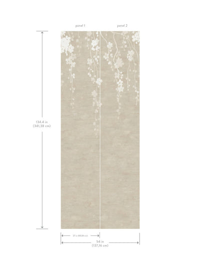 York Sakura Blooms Wall Mural