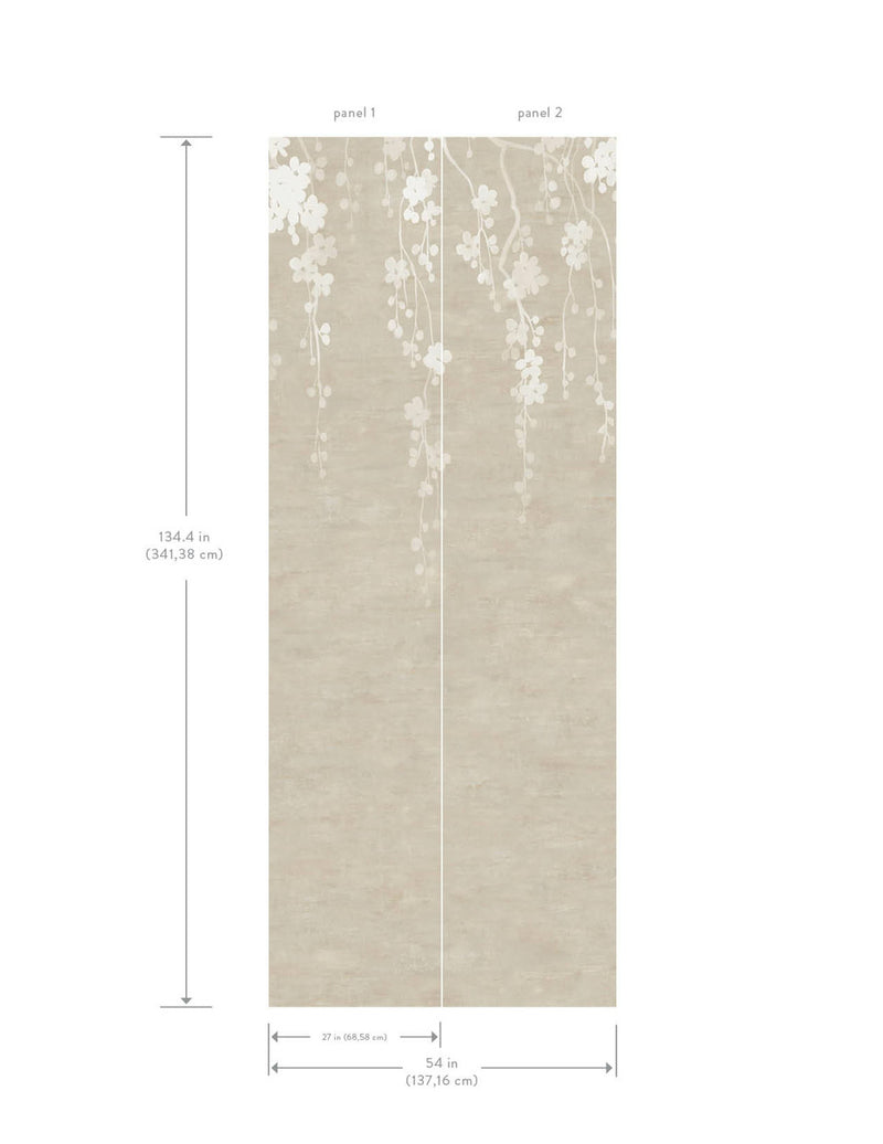 York Sakura Blooms Wall Mural