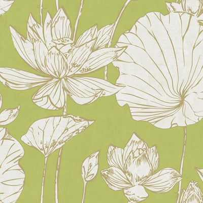 NextWall Lotus Flower Wallpaper