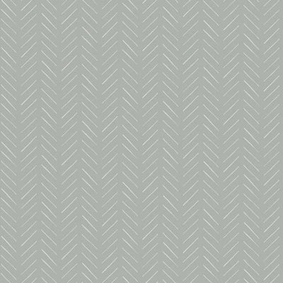 Magnolia Pick-up sticks Black and White Chevron Wallpaper