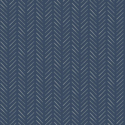 Magnolia Pick-up sticks Black and White Chevron Wallpaper