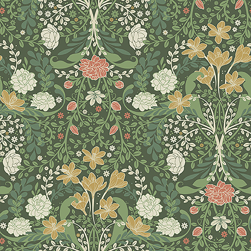 Froso Garden Damask Wallpaper