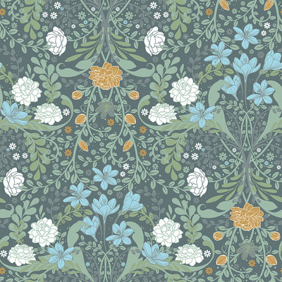 Froso Garden Damask Wallpaper