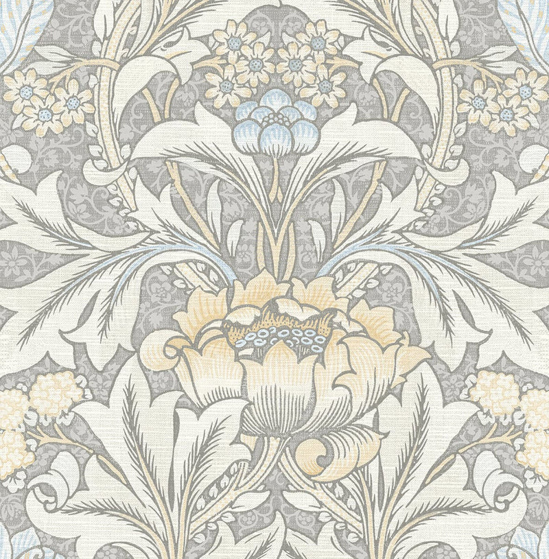 Floral Balmoral Blue Wallpaper