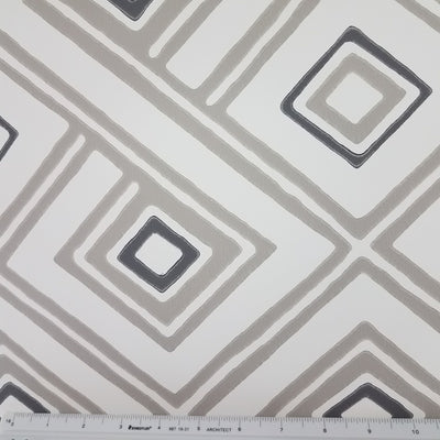 York Aztec Pattern Play Paradox Geometric Cream Taupe