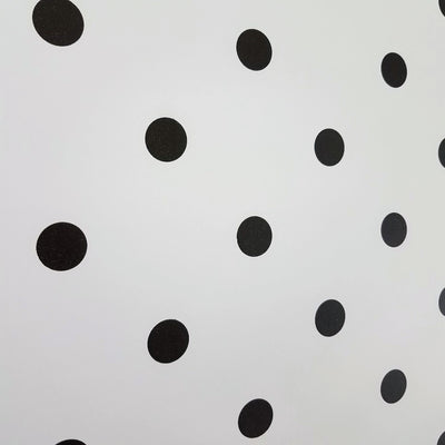 Magnolia Home White and Black Polka Dot Wallpaper