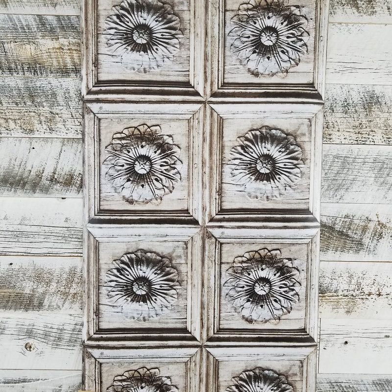Brewster Vintage 3D Ravenswood Gray Wood Faux Panel Wallpaper