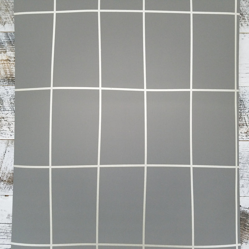 York Off the Grid Geometric Metallic Silver Gray Wallpaper