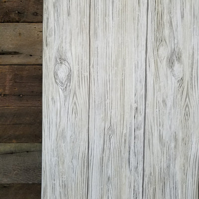 Gray Distressed Shiplap Rustic Wood Peel and Stick Wallpaper