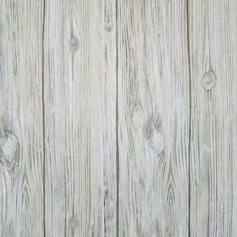 Gray Distressed Shiplap Rustic Wood Peel and Stick Wallpaper