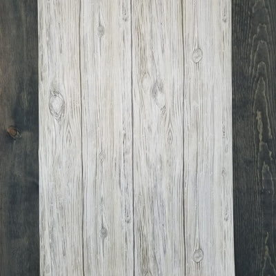 Gray Distressed Shiplap Rustic Wood Peel and Stick Wallpaper