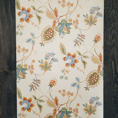 Richly Colorful Contemporary Jacobean Wallpaper