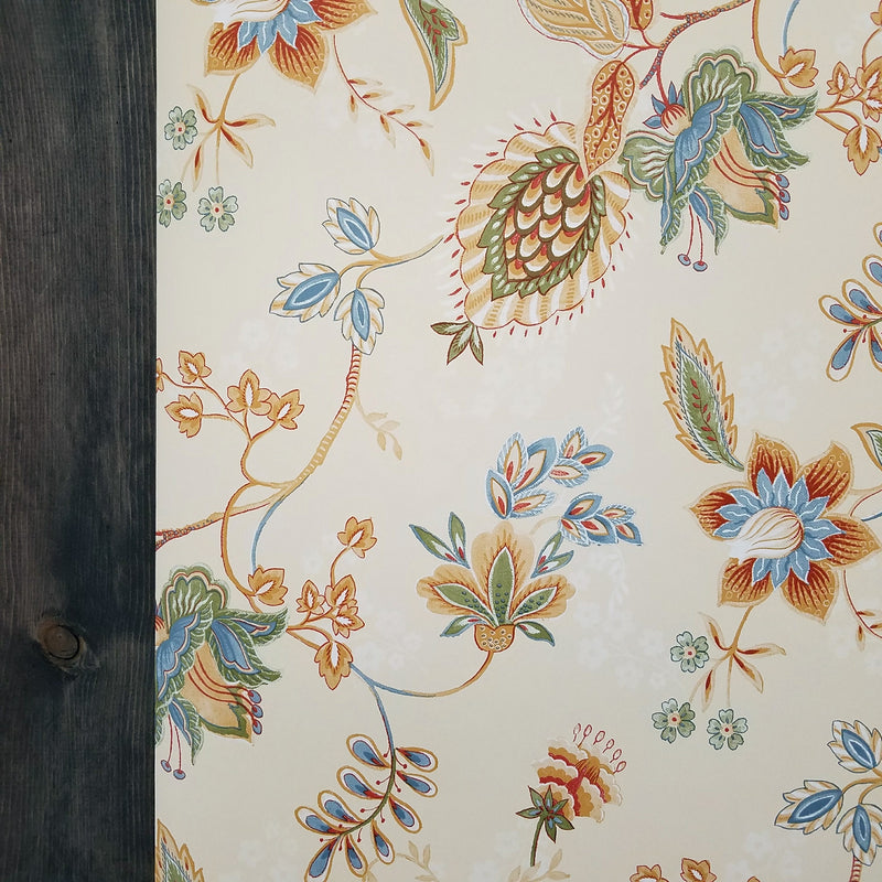 Richly Colorful Contemporary Jacobean Wallpaper