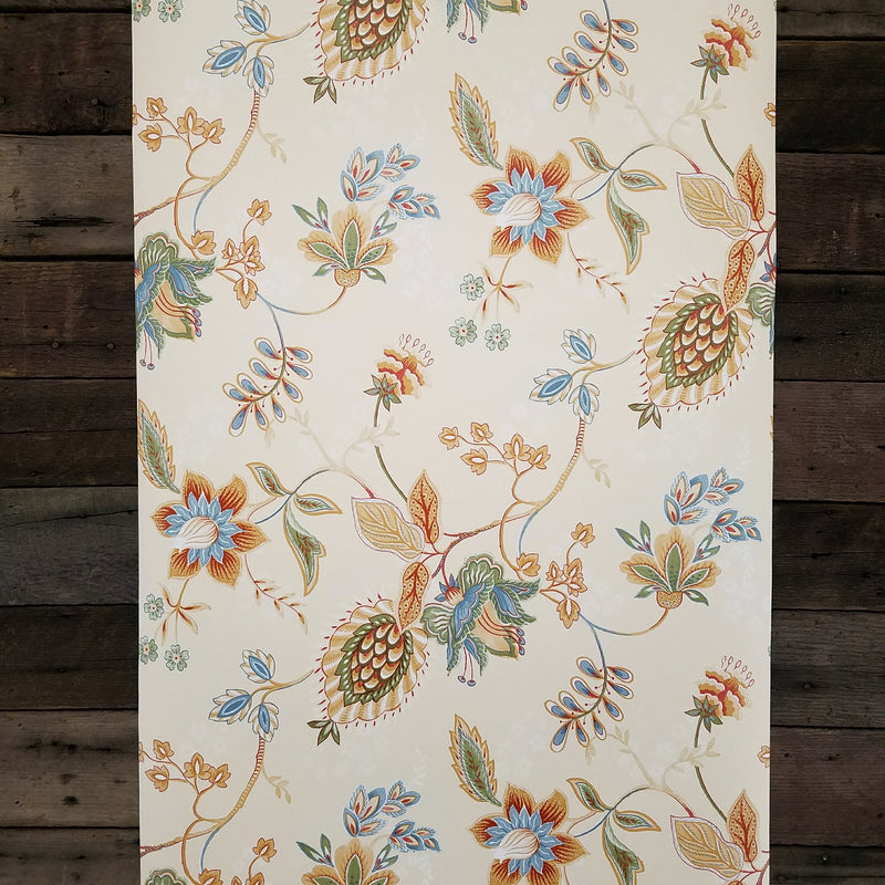 Richly Colorful Contemporary Jacobean Wallpaper