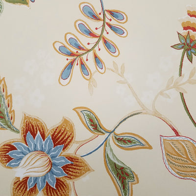Richly Colorful Contemporary Jacobean Wallpaper