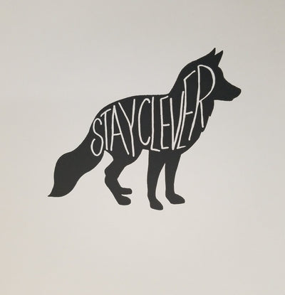 Black and White Run Wild Boho Animal Wallpaper