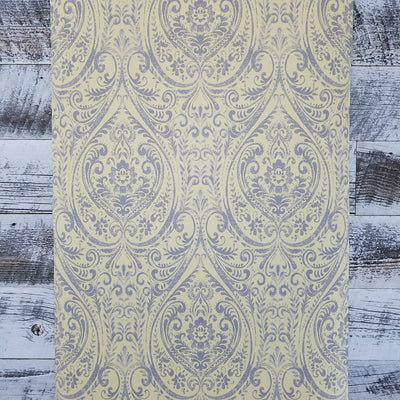 A-Street Prints Modern Vintage Gypsy Yellow Damask Wallpaper