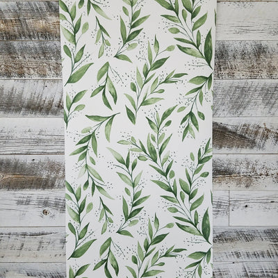 Magnolia Home Green Olive Branch Botanical Wallpaper