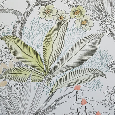 York Flowering Desert Beige Wallpaper