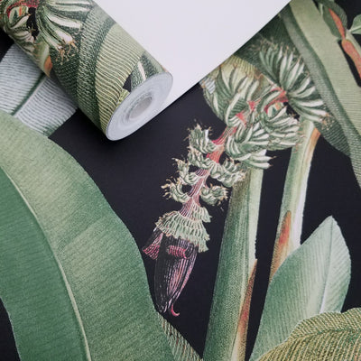 Tropical Banana Leaf Wallpaper