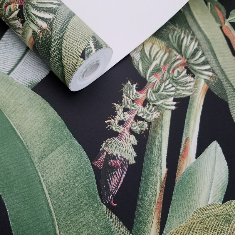 Tropical Banana Leaf Wallpaper