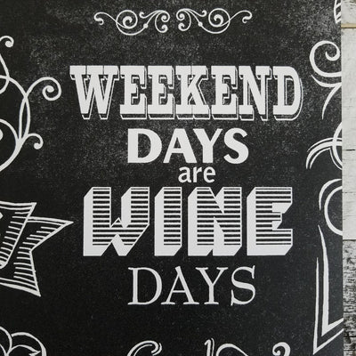 Black and White Chalkboard Wine Wallpaper
