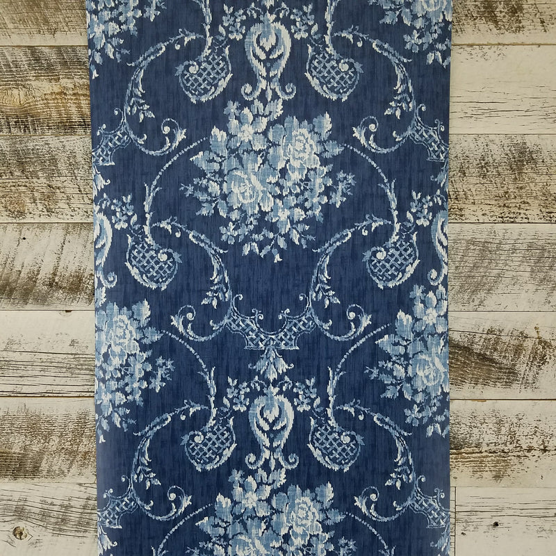 Winsome Blue Floral Damask Mirabelle