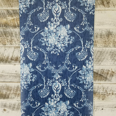 Winsome Blue Floral Damask Mirabelle