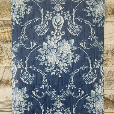 Winsome Blue Floral Damask Mirabelle