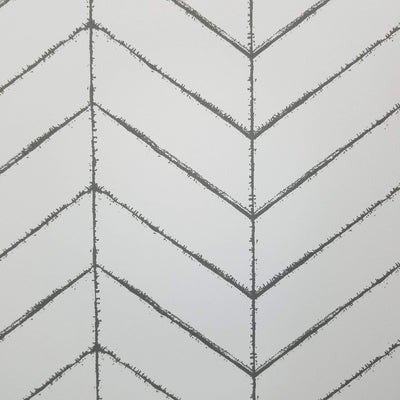 Bison Taupe Herringbone Wallpaper